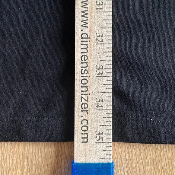 DKNY Logo 1/4-zip-front S/S cotton-mix knit dress sporty Athleisure XL comfy - Picture 13 of 13